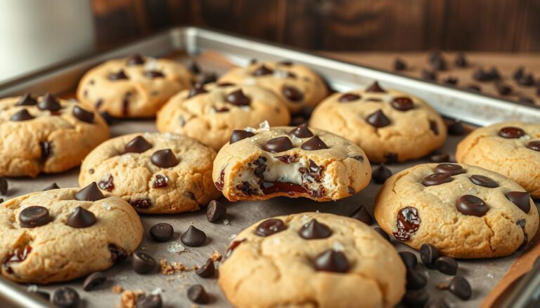 10 Minute Chocolate Chip Cheesecake Cookies